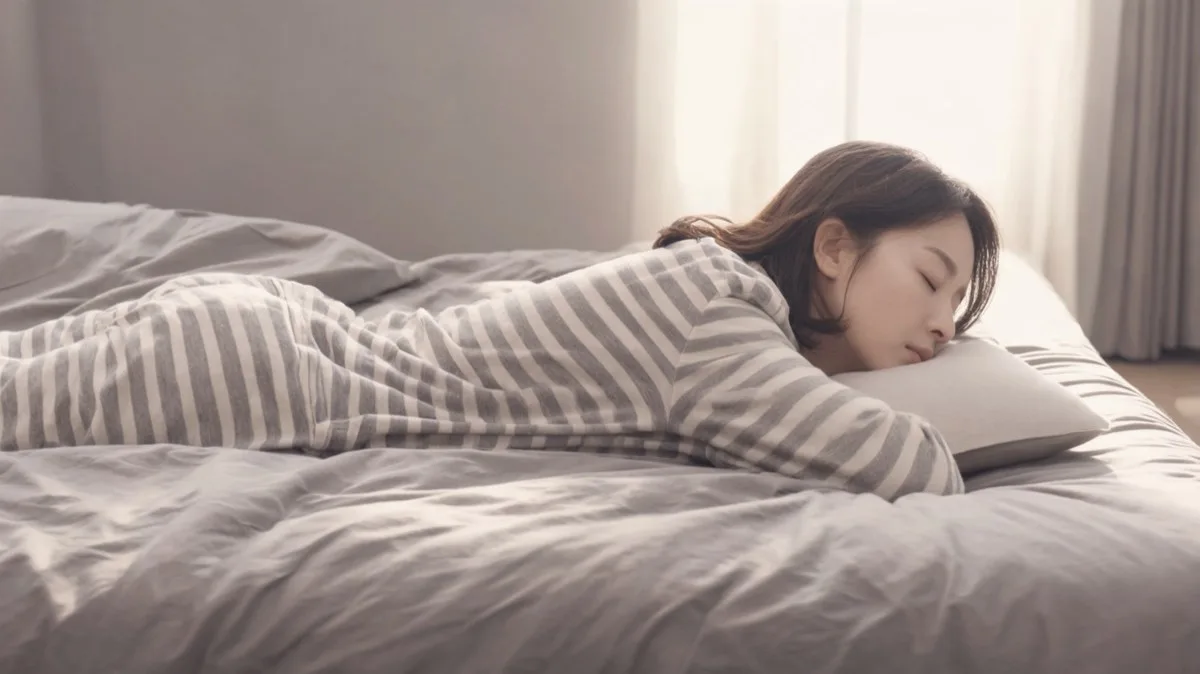 Stomach sleeper on the thinnest possible pillow