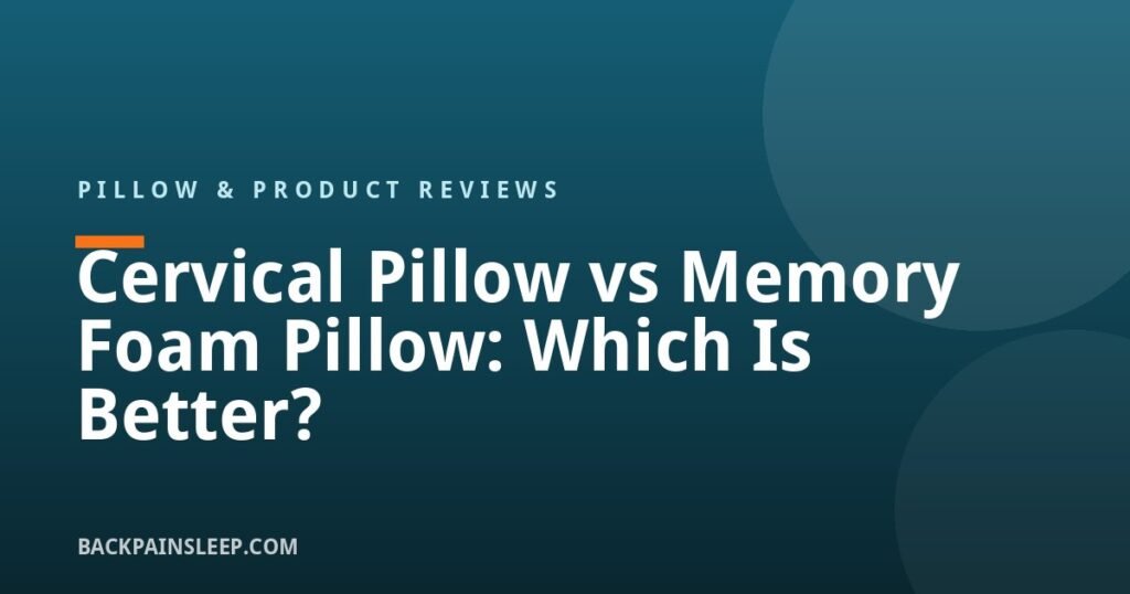 Cervical Contour Memory Foam Pillow